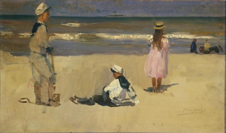 At the Beach, c.1898 - c.1902 - Isaac Israels