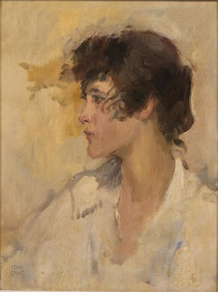 Young woman, c.1920 - Isaac Israels