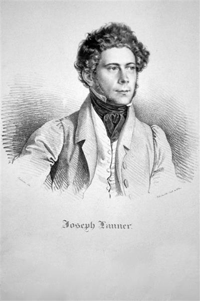 Josef Lanner, Austrian Composer, c.1825 - Josef Kriehuber