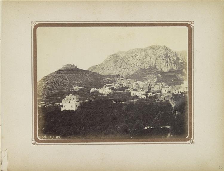View of Capri, c.1860 - Roberto Rive