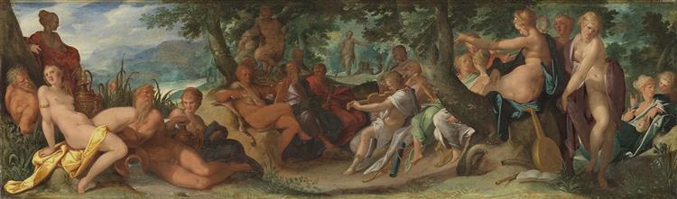 Competition between Apollo and Pan, 1583 - Bartholomeus Spranger