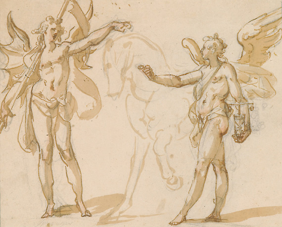 Allegory of Time and Art, c.1590 - Bartholomeus Spranger