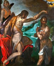 The Baptism of Christ - Bartholomäus Spranger