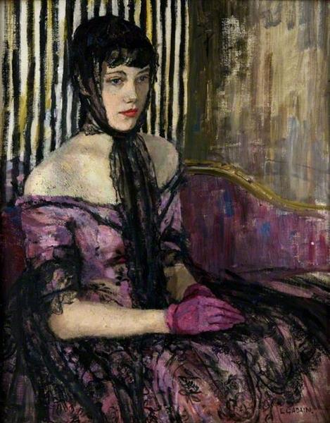 Stripes and Lace - Ethel Léontine Gabain