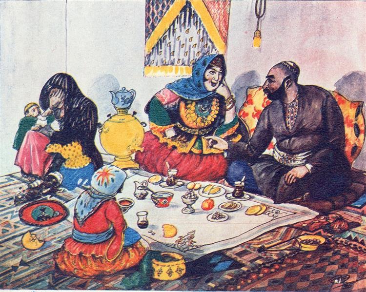 The Old Wife and the New One, 1935 - Əzim Əzimzadə