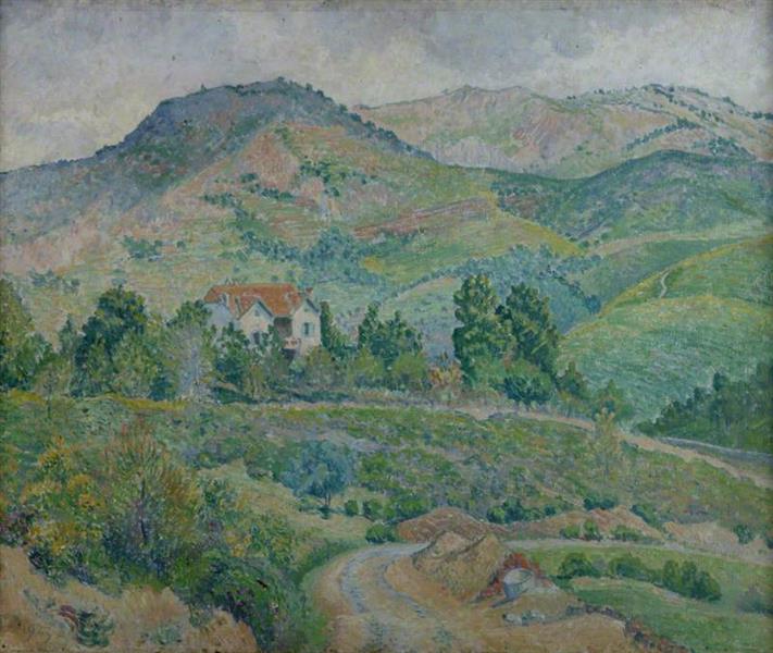 La Pierre D'Avignon, Le Lavandou, 1923 - Lucien Pissarro