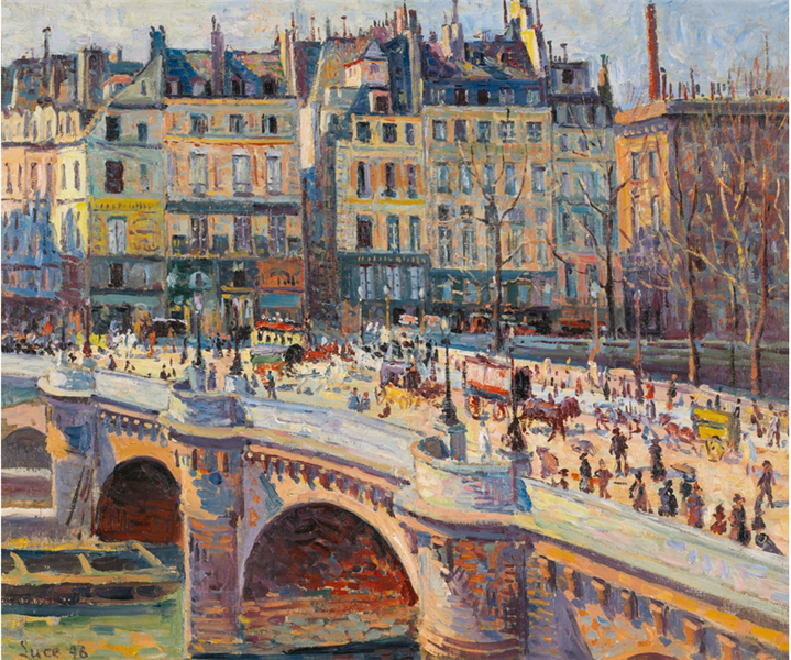 Paris, Le Pont-neuf Et Le Quai Conti, 1896 - Максимильен Люс