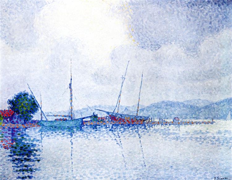 Saint Tropez, after the storm, 1895 - 保罗·希涅克
