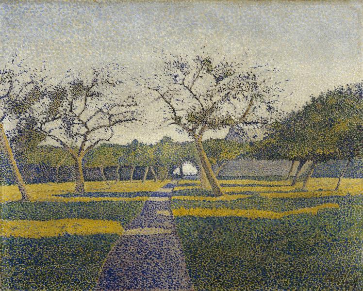 Orchard at La Louvière, 1890 - Alfred William Finch