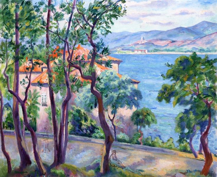 View over Grimand, 1920 - Henri Manguin