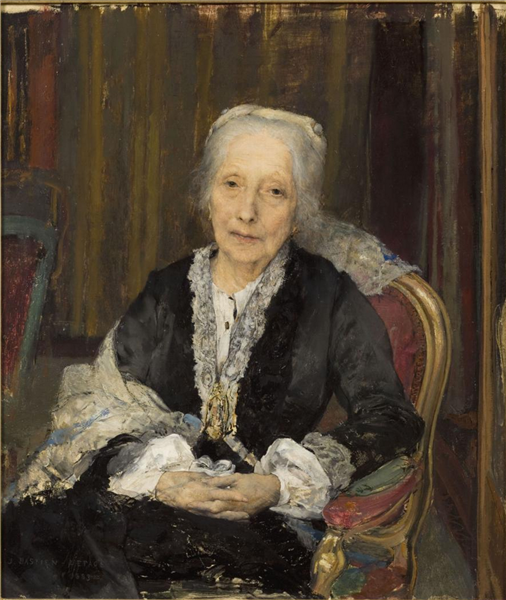 Portrait De Juliette Drouet, 1883 - Жуль Бастьєн-Лепаж