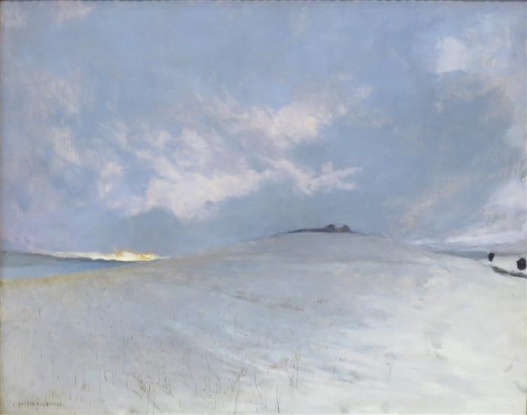 Snow Effect, Damvillers, 1882 - Jules Bastien-Lepage