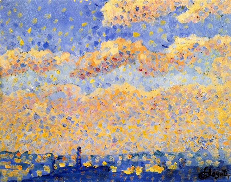 The Sky over the City, 1888 - Louis Hayet