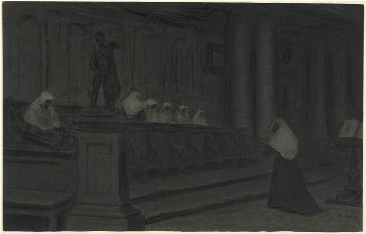 Beguines at Prayer, 1894 - Xavier Mellery
