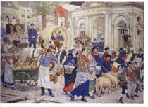 Suppression of the Octroi in 1860 - Ксавье Меллери