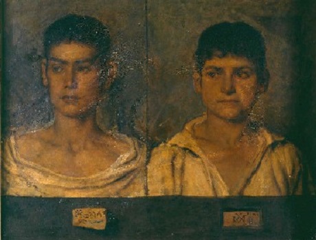 Two Heads Of Young Romans - Xavier Mellery