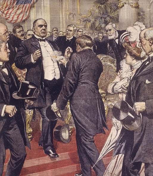 The Assassination of the US President William Mckinley, Buffalo (NY) 1901, 1901 - Achille Beltrame