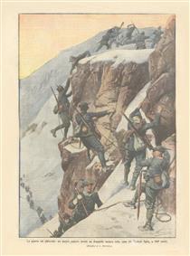 Our Department Assaults An Enemy Trap On The Top Of The Tuckett Spitz, At 3469 Meters - Achille Beltrame2