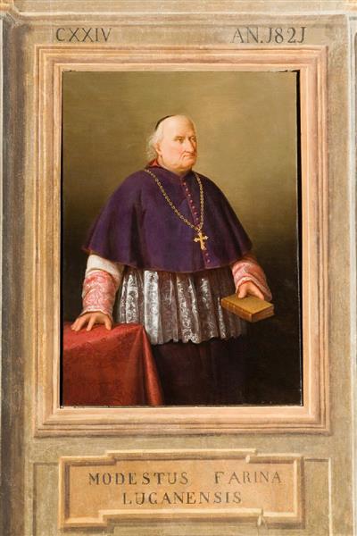 Portrait of the Bishop Modesto Farina, 1895 - Antonio Paoletti
