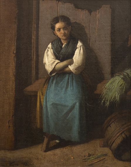 Seated Female, 1869 - Giovanni Costa