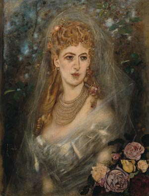 Countess Maria Magda Kuefstein, c.1878 - c.1880 - Anton Romako