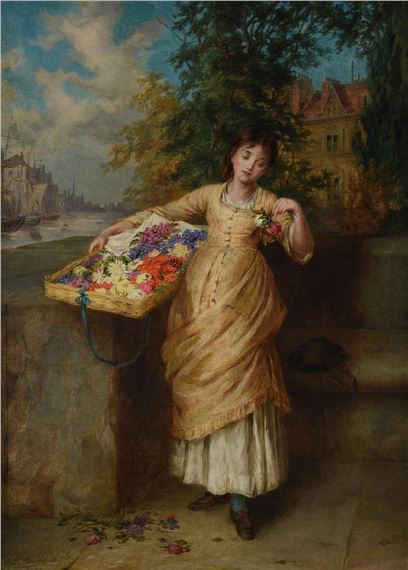 Fading Flowers, 1882 - Augustus Edwin Mulready
