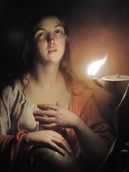 Saint Mary Magdalene in prayer - Petrus van Schendel