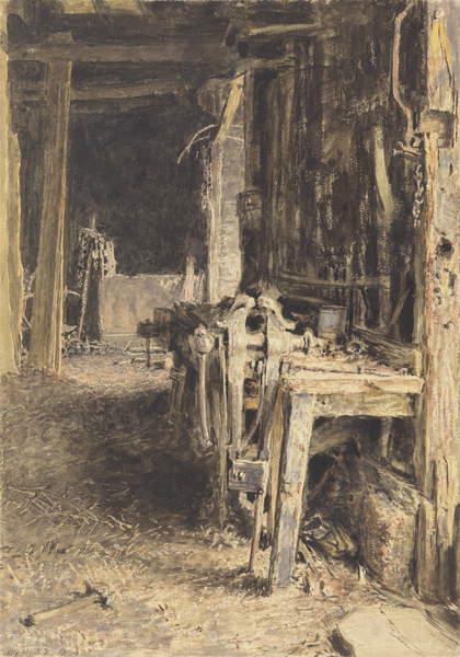 Barn Interior, 1836 - William Henry Hunt
