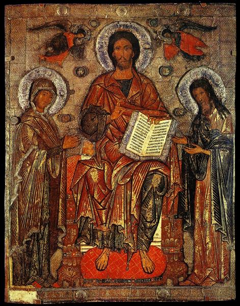 Deesis from the Church of Nikola of Kozhe, c.1200 - c.1300 - Orthodox Icons