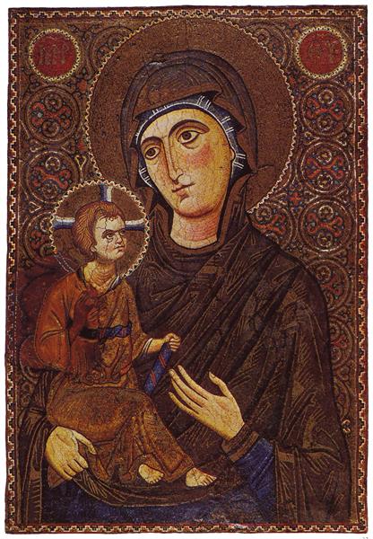 Mary and the Child (Hodegetria), c.1200 - c.1225 - Православные Иконы