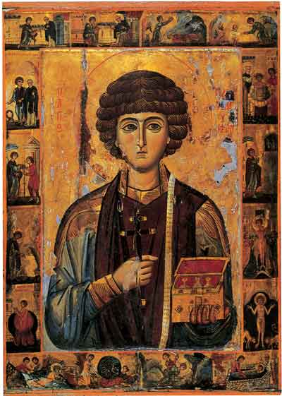 Saint Panteleimon, c.1200 - c.1300 - Orthodox Icons
