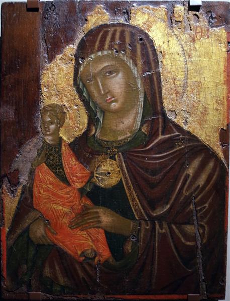 Virgin Mother of Consolation, c.1450 - c.1500 - Orthodox Icons