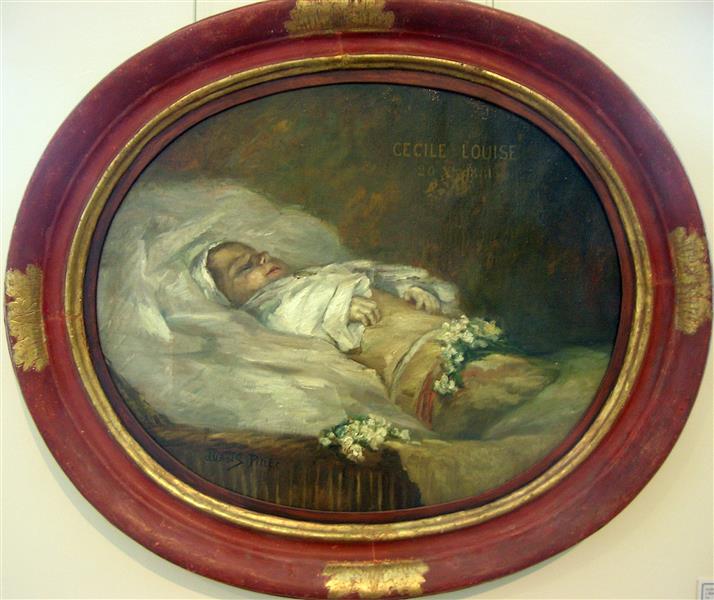 Dead Child, 1881 - Albert Dubois-Pillet