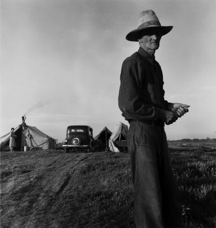 Famille Sur La Route, Oklahoma, 1938 - Dorothea Lange 