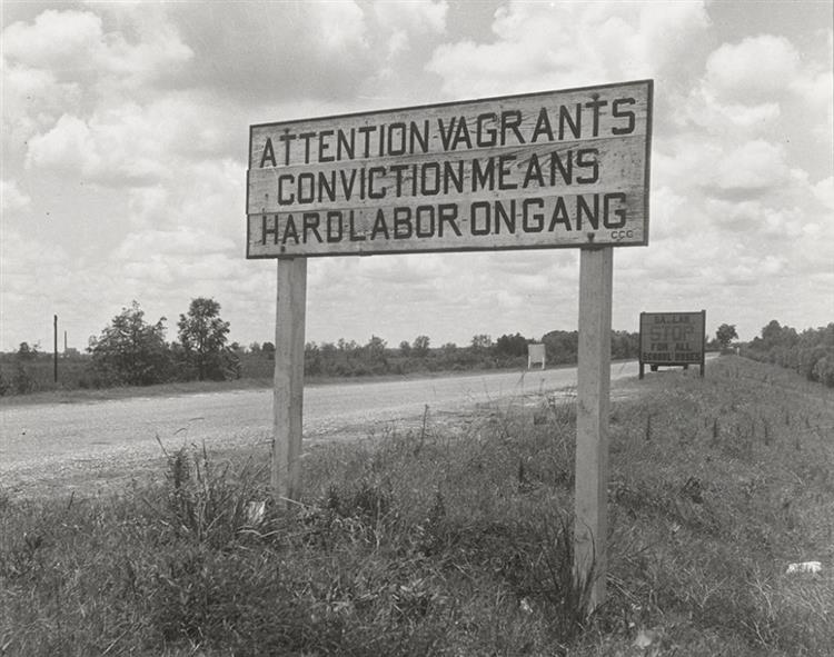 Georgia Road Sign, 1938 - 多萝西·兰格