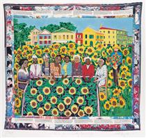 The Sunflowers Quilting Bee at Arles - Faith Ringgold