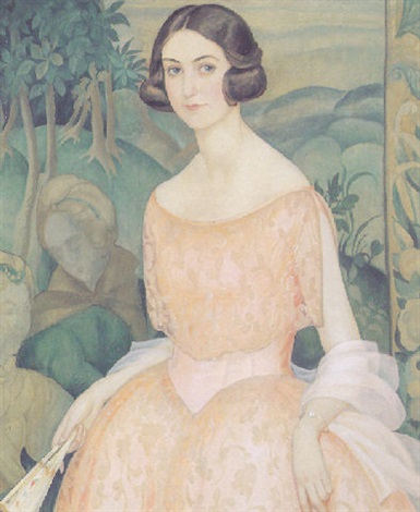 Portræt Af Lillian Lauritzen, 1924 - Герда Вегенер