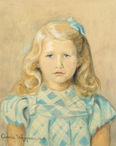 Portrait of a Girl, 1904 - Gerda Wegener
