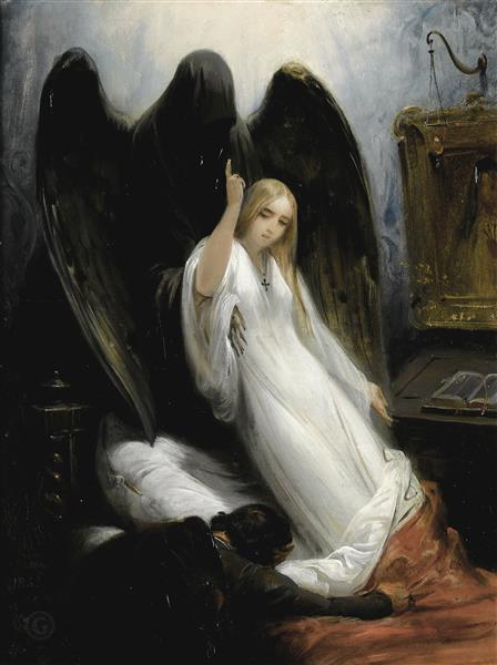 The Death Angel, 1841 - Орас Верне