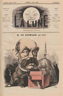 Caricature of Bismark - Андре Жилль
