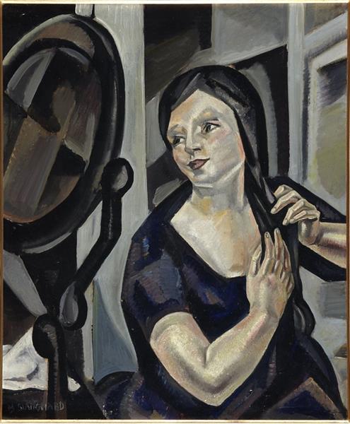 Mujer Peinándose, 1923 - María Gutiérrez Blanchard