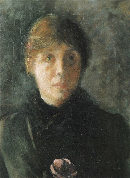 Self-Portrait, 1892 - Ода Крог