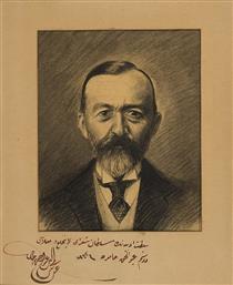 Portrait of Abdülhak Hâmid Tarhan - Abdulmejid II