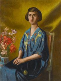 Portrait of Hanzade Sultan Abdülmecid Efendi - Abdulmejid II