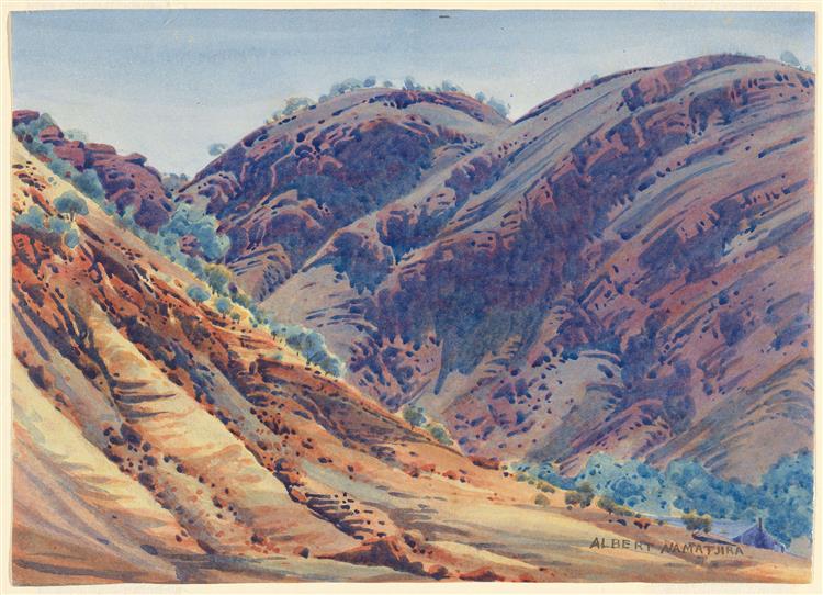 Mt Hermannsburg, 1952 - Albert Namatjira