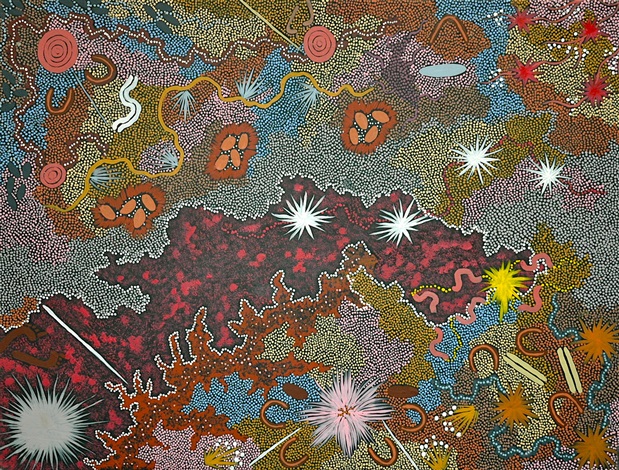 Grandmother's Country, 1995 - Gabriella Possum Nungurrayi