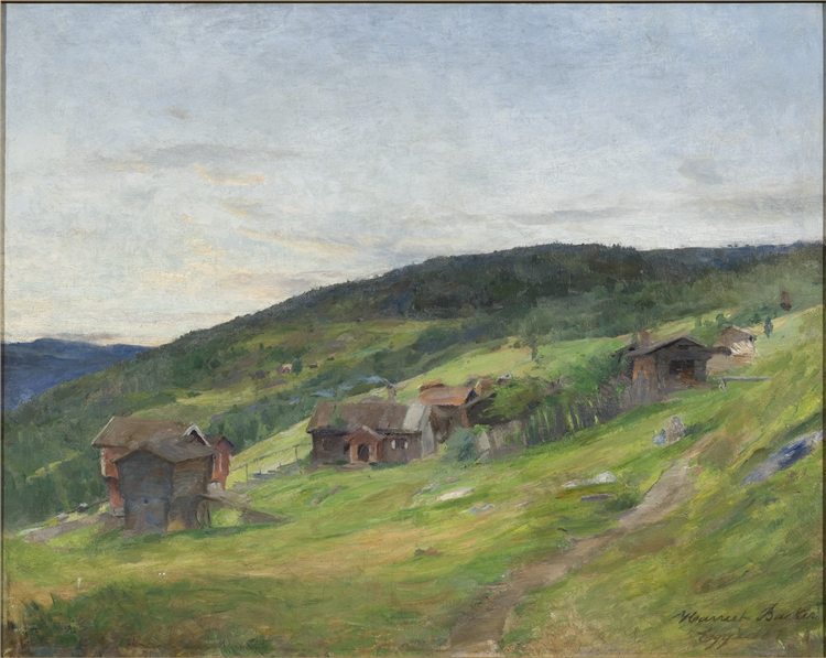 Landscape, Eggedal, 1888 - Harriet Backer