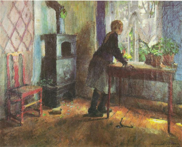 Girl by the Window, 1891 - Гарриет Баккер