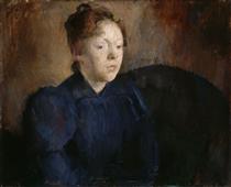 Portrait of Nenna Janson Nagel, b. Backer Lunde - Harriet Backer