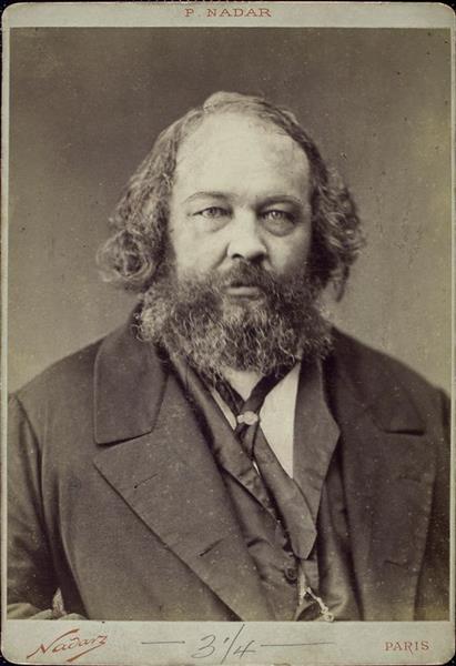 Mikhail Bakunin in the Middle of His Career, c.1860 - Felix Nadar